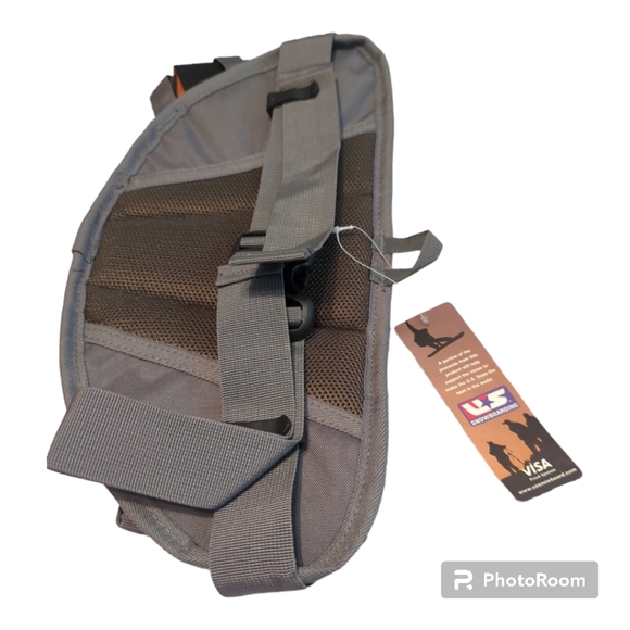 High Sierra - Fanny Pack - Waist Pack Belt Bag - Gray/orange - Picture 8 of 9